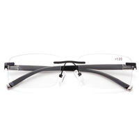 Lunettes Photochromiques Sans Monture pour Presbytie, Monture en Acétate, Anti-Lumière Bleue, Unisexe