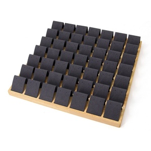 New Style Japanese Korean Solid Wood 49-<b>post</b> square <b>Earring</b> Display Rack Jewelry Display Prop Counter Display Tray - Product Image 6
