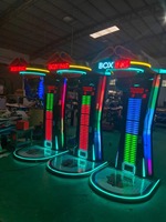 Machine de jeu de boxe à monnayeur avec gants de boxe électroniques pour centre de divertissement intérieur/extérieur et centre commercial