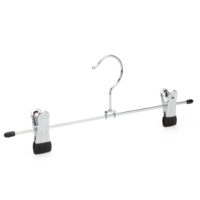 MAOS cintre couleur or 11.8 pouces couleur or vente chaude, clips métalliques cintre à linge avec clips en acier