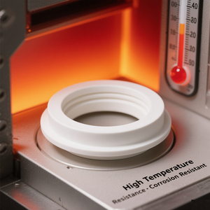 Anneau en céramique d'alumine Surface à haute brillance Composant électronique Tailles personnalisées - Product Image 3