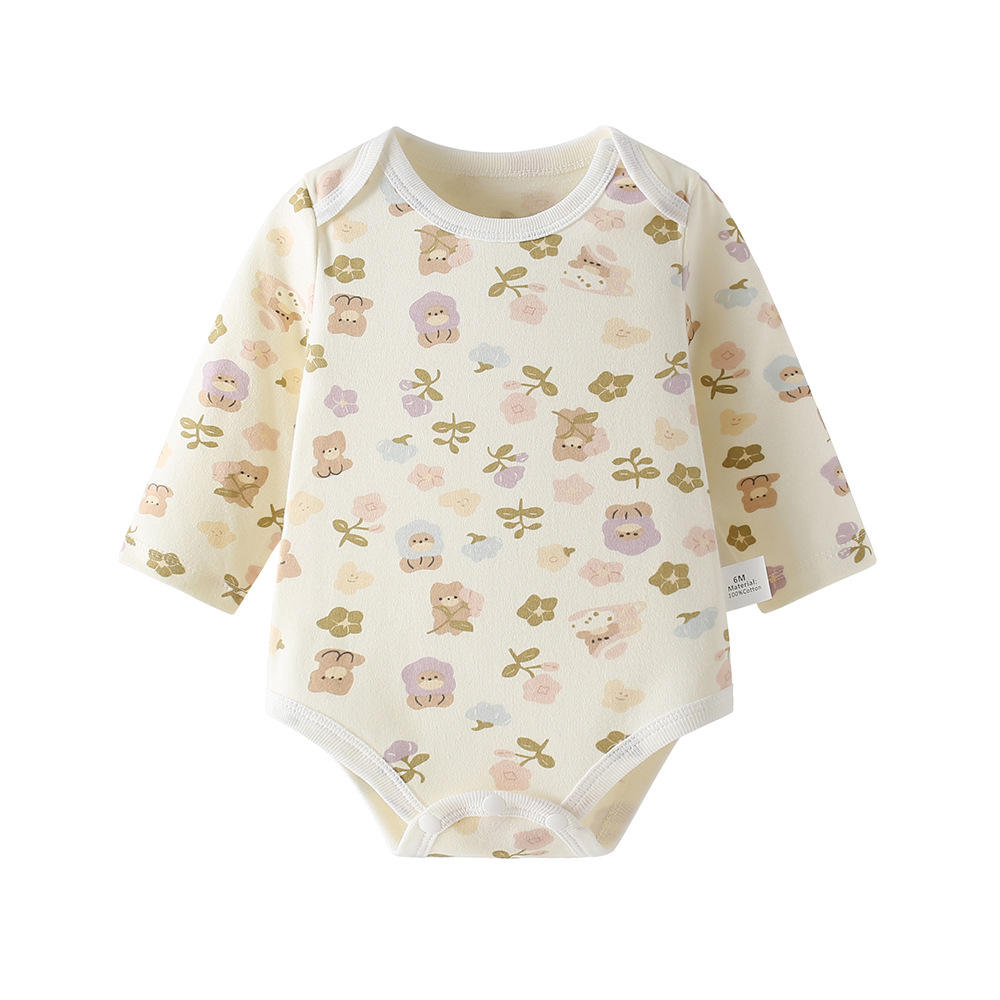 Chemise manches longues - ours violet