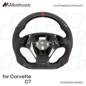 Volante de Fibra de Carbono con Pantalla LED Personalizada para Chevrolet Camaro, Corvette C7 Z06 ZR1 Stingray Z51 Coupé 2013-2019 - Product Image 2