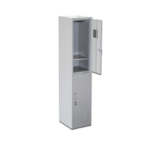 Steel Furniture <strong>Metal</strong> <strong>Locker</strong> Cabinet 2 Doors Key Lock Powder Coating for Gym Commercial Clothes Storage <strong>Locker</strong> - Product Image 1