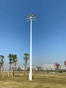 Lecuso เสาสูงกลางแจ้ง20ม. 25ม. 30ม. อุปกรณ์ให้แสงสว่าง1000วัตต์ไฟ LED ชุบสังกะสีรับประกัน10ปี20ม. 25ม. 30ม. - Product Image 3