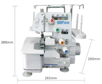Mini machine à coudre surjeteuse usage industriel domestique sur bordure Maquina De Coser Para El Hogar adaptée aux débutants
