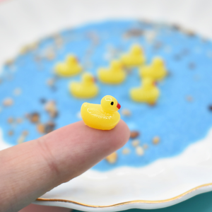 50 Piezas de Adornos de Resina con Forma de Patito para Manualidades, Figuras de Animales en Miniatura para Joyería - Product Image 2
