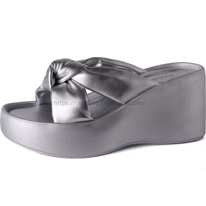 Summer New Fashion All-match Thick-soled Sandals Comfortable Platform Bottom Transparent Leg-showing Long - Product Image 5