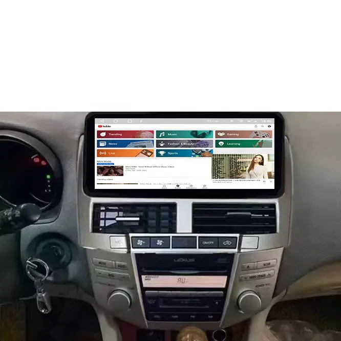 Lexus RX RX For RX350 RX400 RX 2003 - 2009 için Android araba radyo Autoradio Stereo multimedya GPS Video oynatıcı ünitesi