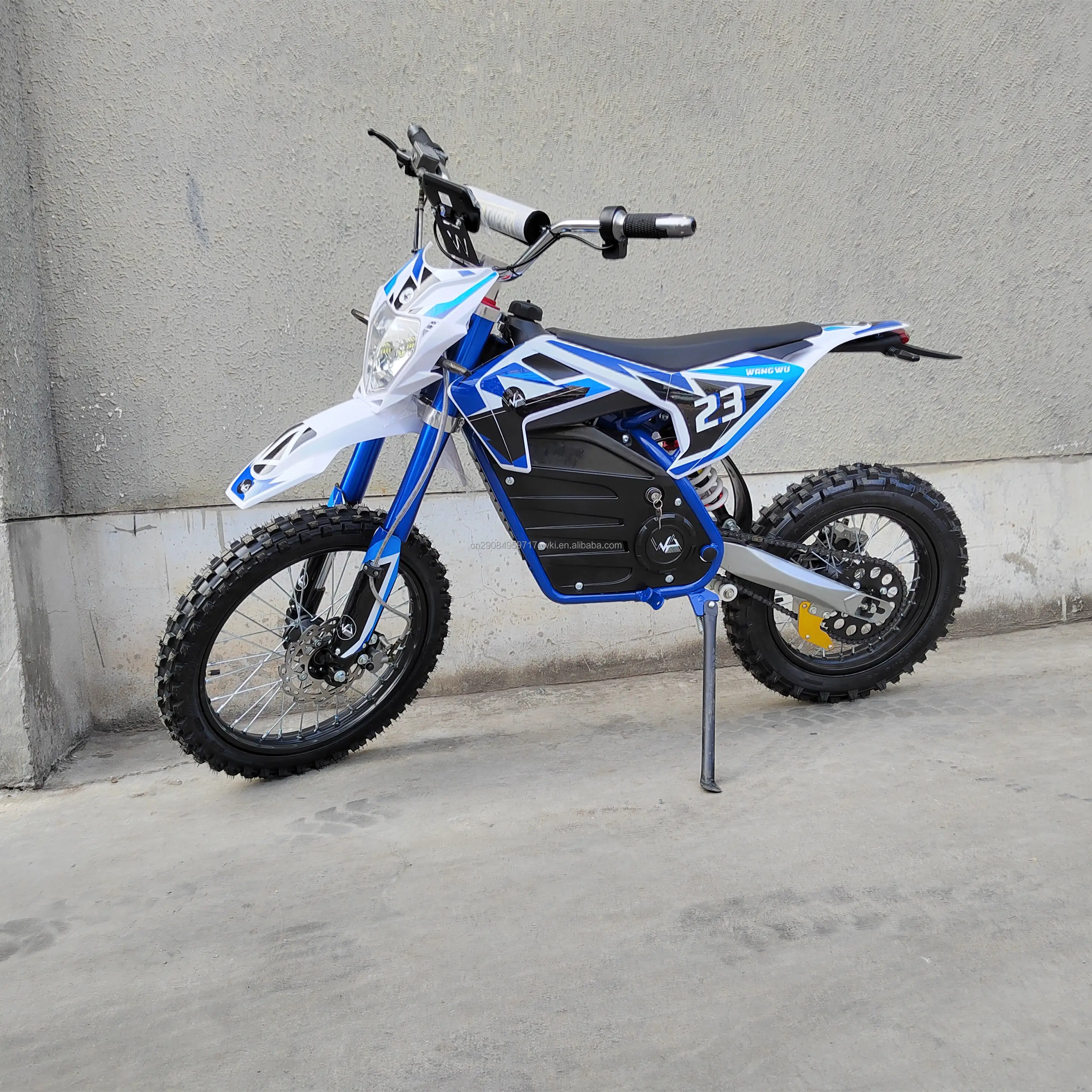 सुपर 72V2000W 75km/h इलेक्ट्रिक किड्स डर्ट बाइक पिट बाइक मोटरबाइक मोटोक्रॉस मोटरसाइकिल 72V20A लिथियम बैटरी के साथ