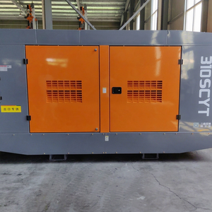 Compresseur d'air à vis diesel lubrifié portable d'origine importé de 37 kW 50 CV à haut rendement pour l'industrie générale - Product Image 1