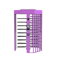 Tourniquet optique intelligent pleine hauteur avec lecteur NFC/Carte/QR/RFID/IC, reconnaissance faciale, contrôle d'accès et comptage anti-collision