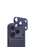 Protection d'objectif d'appareil photo en aluminium métallique pour iPhone 17 – Accessoire de protection d'objectif de téléphone en verre trempé