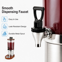 Distributeur de jus froid 5,5 L avec cœur de refroidissement pour service de boissons en buffet d'hôtel