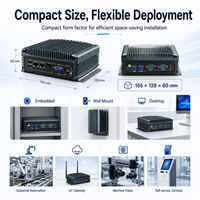 Mini PC sin Ventilador con CPU I3-6005U/I5-6200U/I7-6500U, Doble LAN, Amplio Rango de E/S y Almacenamiento SSD para Kioscos y Control de Pasarelas
