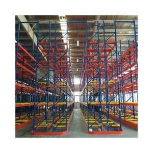Heavy Duty VNA Pallet Racking System <strong>Very</strong> <strong>Narrow</strong> Aisle Warehouse Storage Rack with Floor Rail CE ISO Certified Factory - Product Image 3