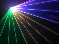 Pleine couleur Animation Spot Motif Projecteur Télécommande Contrôleur 1W RVB Lumière Laser
