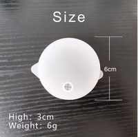 Couvre-gobelets en silicone réutilisables et extensibles, lumineux, anti-drogues, pour la protection des fêtes et des clubs, sécurité personnelle