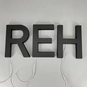 Wholesale Customization Acrylic Front And Back Side Led Luminous Characters Led Letter Marking