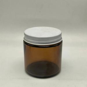 Roll-edge Aluminum <b>Lid</b> 100g Glass <b>Candle</b> Holders - Blue Green Tea Color Silk-screened Logo - Product Image 6