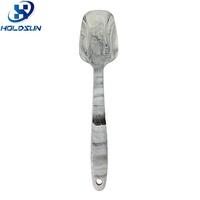 Spatule de grattoir en silicone de marbre de cuisson de cuisine résistante à la chaleur d'une seule pièce durable pour mélanger la confiture de pain de beurre de gâteau