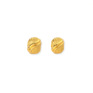 ต่างหูแฟชั่นแบบติดหู สแตนเลส 316L ชุบทอง PVD ทนทาน เป็นมิตรต่อสิ่งแวดล้อม - Product Image 2
