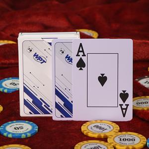 Hoge kwaliteit, kleurechte PVC Texas Hold'em speelkaarten in bulk voor hotelrecreatie, evenementen, weekenden en privé pokerbijeenkomsten - Product Image 1