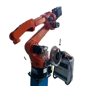 Sino German joint venture Robots 650mm Industrial Robot With Welding Torch For Mig Welding