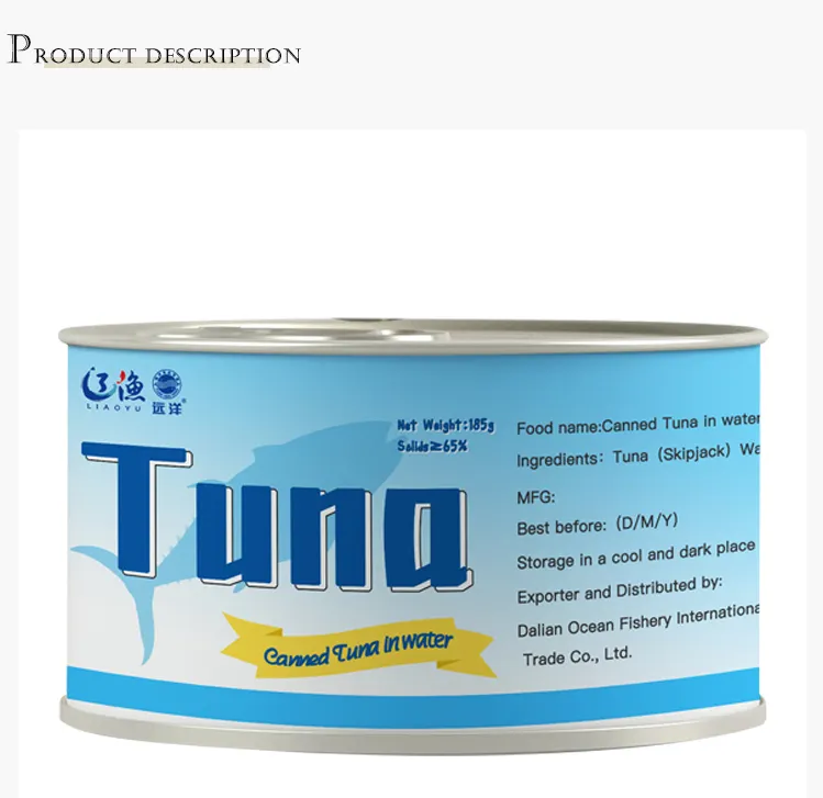 Importez du thon en conserve, du thon en conserve dans l'eau