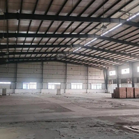 Atelier agricole préfabriqué en acier galvanisé 80x70m pour la transformation des produits agricoles en Tunisie