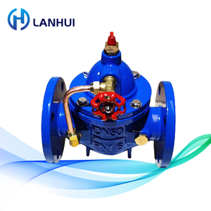 Vanne de retenue à fermeture lente DIN BS Standard 300X PN16 PN25 en fonte à brides hydraulique LANHUI - Product Image 1