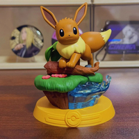 Boîte mystère en PVC PQ Carton Eevee 9 boîtes/ensemble Figurines de la série Take the Adventure Jouets d'anime pour collection