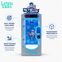 Máquina de Juego de Habilidad con Temporizador Digital Operada por Monedas, Desafío de la Suerte de 10 Segundos para Centros Comerciales y Salas de Juegos, con LED de Neón