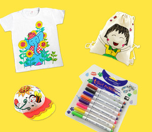 Commercio all'ingrosso 8 pz pennarello tessuto <span class=keywords><strong>lavabile</strong></span> pennarello tessuto Non tossico DIY disegno pennarello in tessuto Set pennarello <span class=keywords><strong>per</strong></span> bambini - Product Image 2