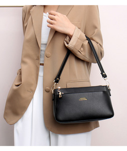 Sacs à main en cuir PU, sac messager, sac combiné pour femme, sac à main décontracté de luxe, sac à bandoulière pour femme - Product Image 2