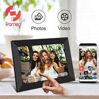 Album foto elektronik layar Ips, album foto pintar 10.1 inci, layar Ips sentuh, album foto elektronik dengan penyimpanan 16Gb, bagikan foto Video melalui aplikasi, Wifi, bingkai Digital