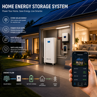 Système de stockage d'énergie solaire de type tour avec batterie LiFePO4 51,2V 280Ah 314Ah 628Ah 14kWh 16kWh 32kWh avec CAN/RS485 et écran LCD