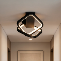 Plafonnier LED pour couloir et entrée, style moderne minimaliste, en acrylique, luminaires d'intérieur