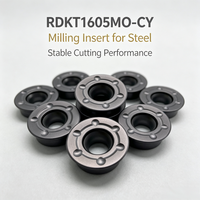 Plaquettes de fraisage indexables en carbure DLT RDKT1605MO CY JF5025 CVD, revêtement OEM, résistantes à l'usure, haute performance, pour tournage et fraisage CNC