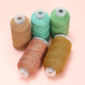 ไหมฝ้ายทอมือ เบอร์ 8 ย้อมสี สำหรับถักสร้อยข้อมือ สร้อยคอ งานฝีมือ - Product Image 4
