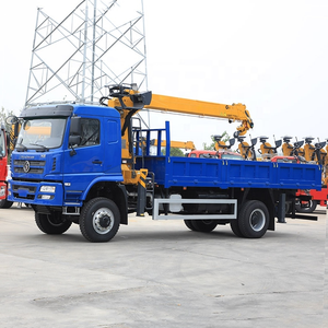 รถเครนติดตั้งบนรถบรรทุก Shacman 4*2 แบบ Knuckle Boom Crane จากจีน รถยกขนาดเล็กแบบเคลื่อนที่ได้พร้อมขาย พร้อมระบบดึงตะขออัตโนมัติ - Product Image 1