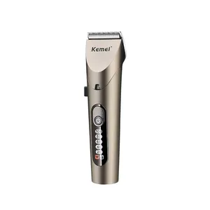 Kemei KM-1627 الشعر المتقلب المقص آلة الحلاقة الكهربائية أداة تهذيب اللحية قابل للغسل قابلة للشحن حلاقة