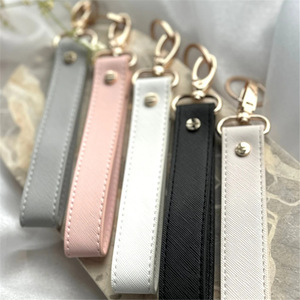 2025 Latest Styles Leather Keychains Laser Custom logo Personalized Key Pendant <strong>Steam</strong> Car Colourful Leather Key Ring Strap - Product Image 2