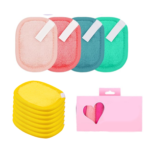 Lingettes nettoyantes pour le <span class=keywords><strong>visage</strong></span> ultra douces lavables, lingettes démaquillantes réutilisables, lingettes démaquillantes réutilisables, tampon démaquillant réutilisable - Product Image 5