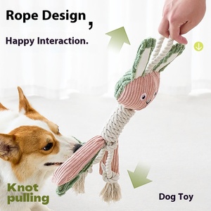 Gran oferta, juguete divertido para morder perros, dientes molares resistentes a mordeduras, juguete interactivo de cuerda de algodón antiperforación - Product Image 2