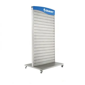 Gancho/gancho de estante de alambre/hoja de pantalla multi propósito de soporte del metal supermercado ajustable slatwall rack