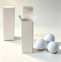 Balles de golf rayées de haute qualité, trois pièces, impression numérique, logo intégral à 360 degrés, dureté Pro Tour 80-90