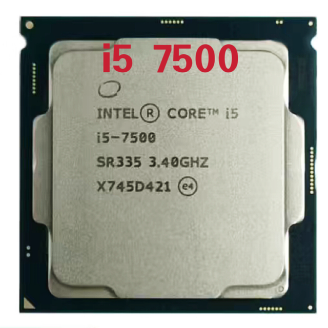 Used CPU High Performance I5-7500 I5 7500 Processor up to 3.8GHz 6M Cache