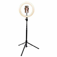 2026 Lampu Ring LED 3 Mode Tipe-C dengan Tripod Ringan, Pasokan Pabrik, Laris untuk Vlogging, Video, dan Siaran Langsung