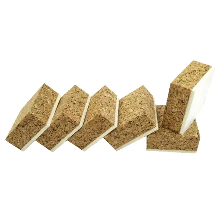 Cork Distância Separator Protector Spacer Pads para Vidro Shipping15 * 15*5mm Cork + 1mm Espuma Agarre em Rolls